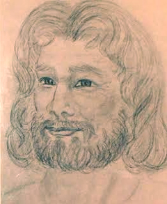 Drawing of Philip done by one of the sitters